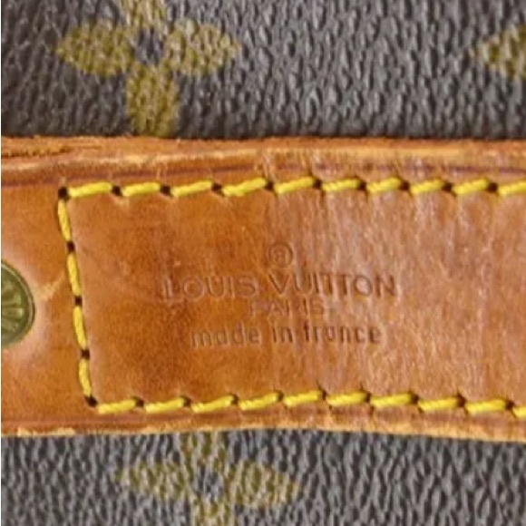 Vintage LOUIS VUITTON Monogram Bandolier Boston Weekend Duffle Tote Bag LV55 - Picture 11 of 17